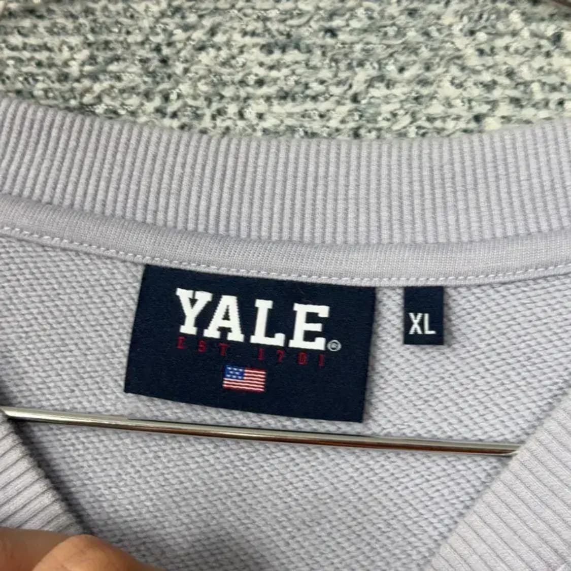 예일 불독 프린팅 오버핏 스웻셔츠 맨투맨 XL 상품이미지3