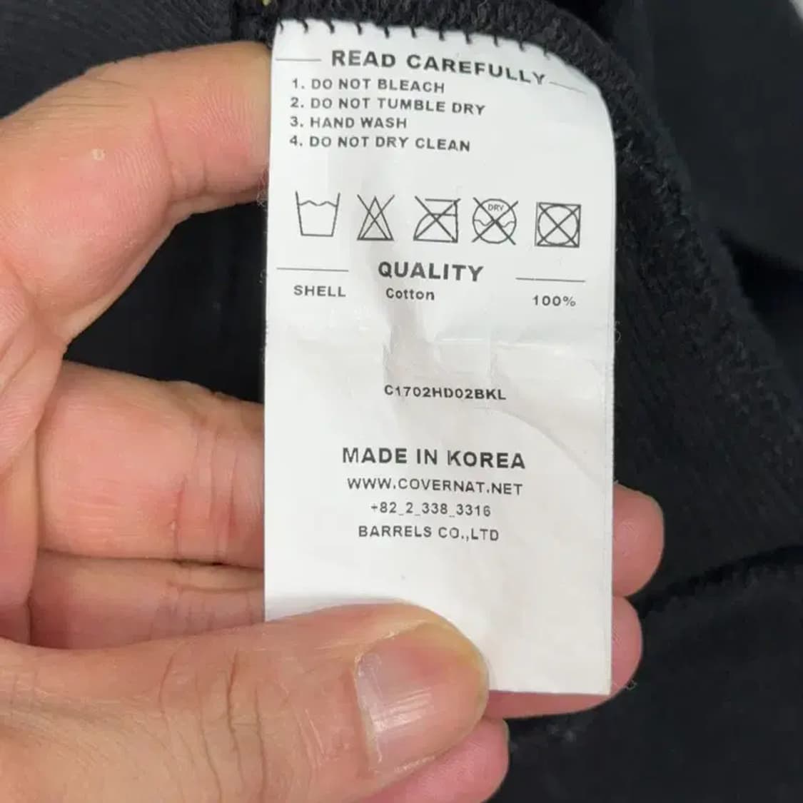 칼하트 스펠로고 후드티 L 상품이미지4