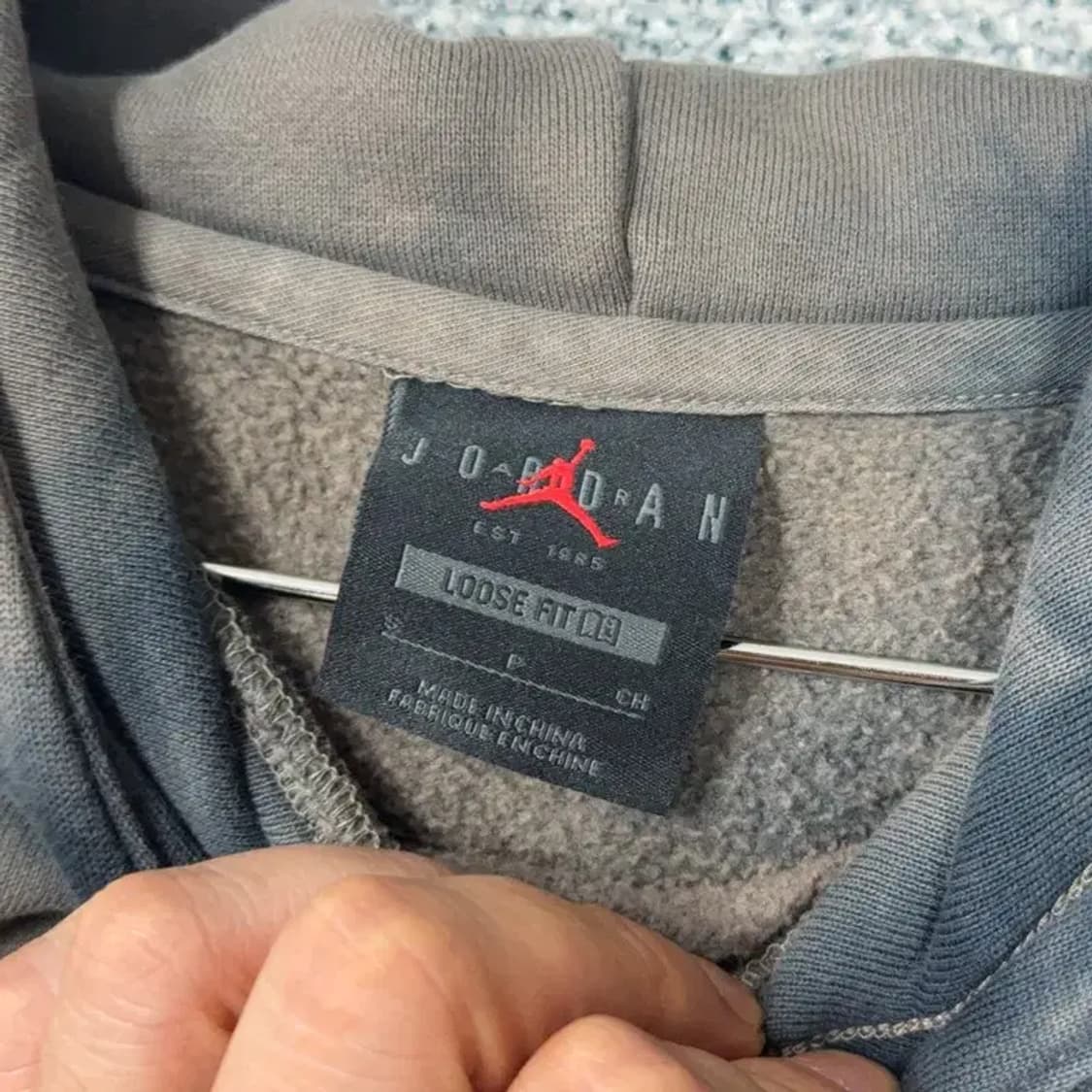 조던 로고 타이다이 빈티지 후드티 S 상품이미지3