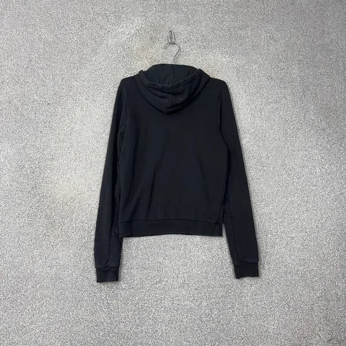 아디다스 빅로고 프린팅 블랙 후드티 M 상품이미지2