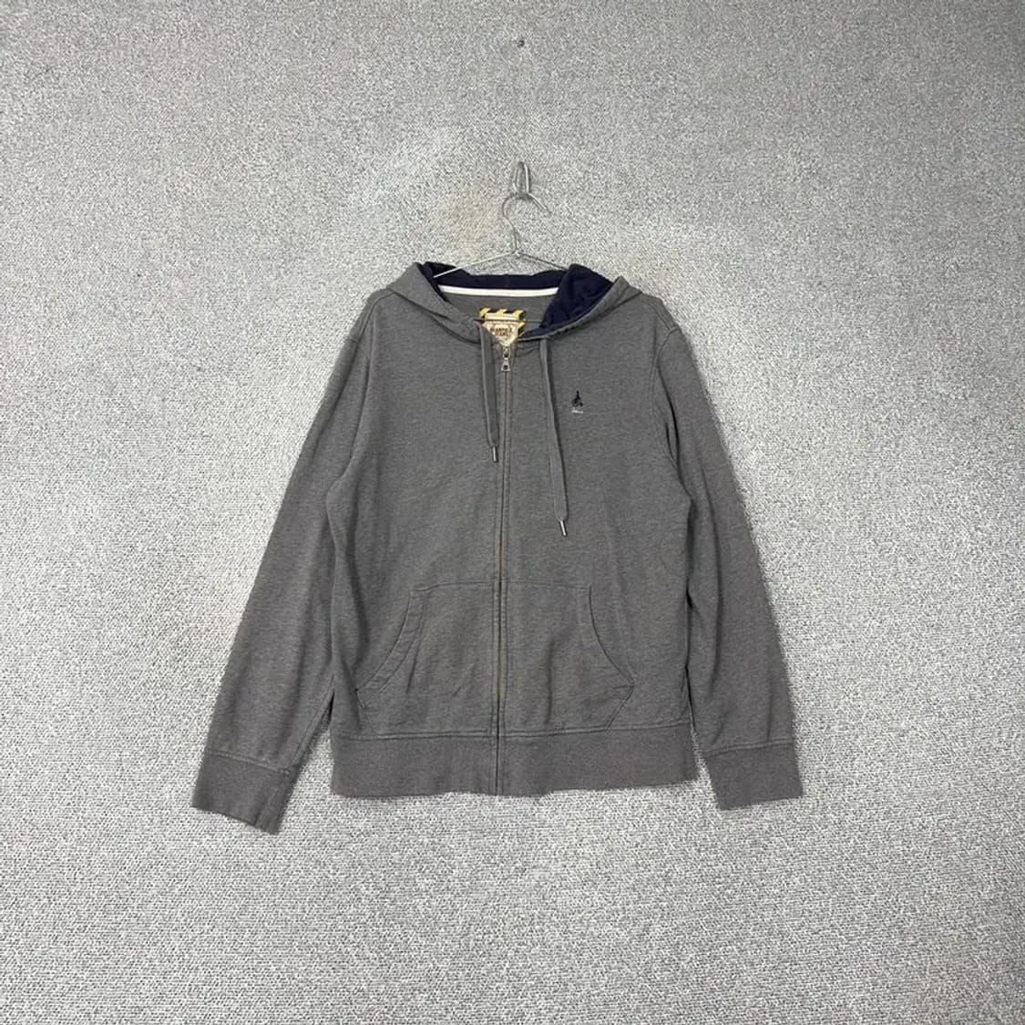 빈폴 캐주얼 로고 그레이 후드집업 105 상품이미지1