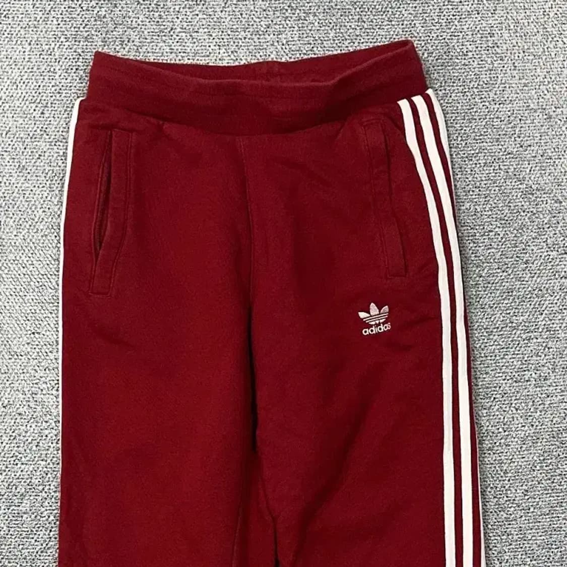 아디다스 불꽃 삼선 레드 조건팬츠 S 상품이미지3