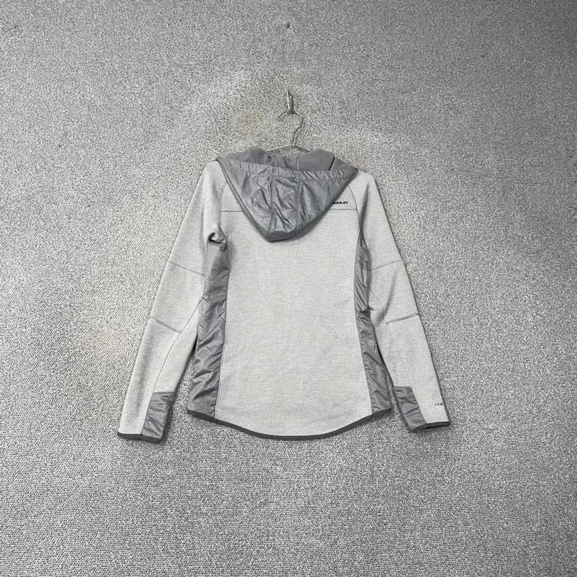 언더아머 로고 그레이 기능성 집업 S-M 상품이미지2