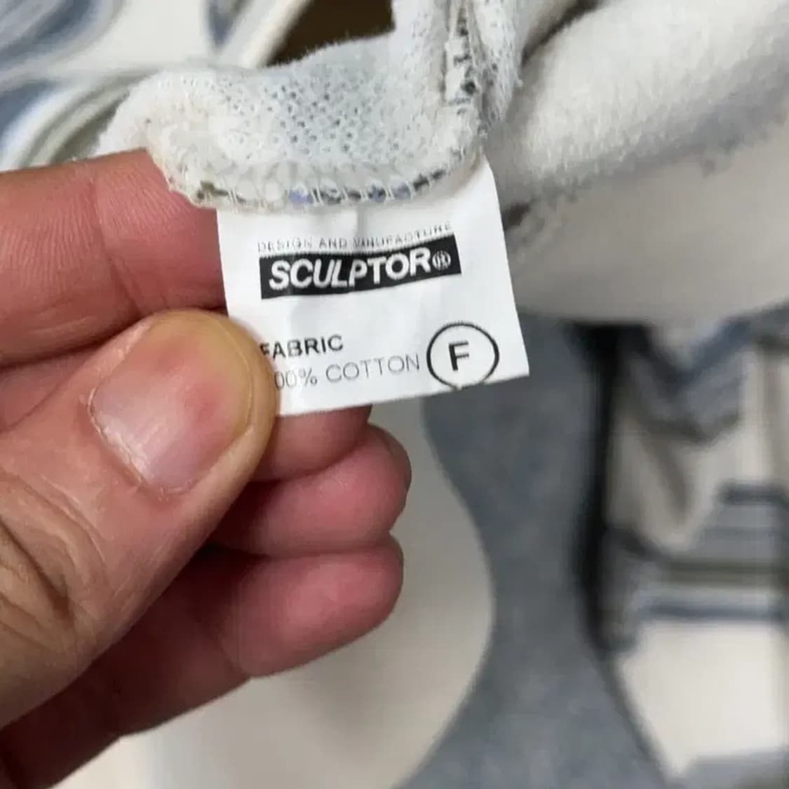 스컬프터 오버핏 스트라이프 맨투맨 FREE 상품이미지4