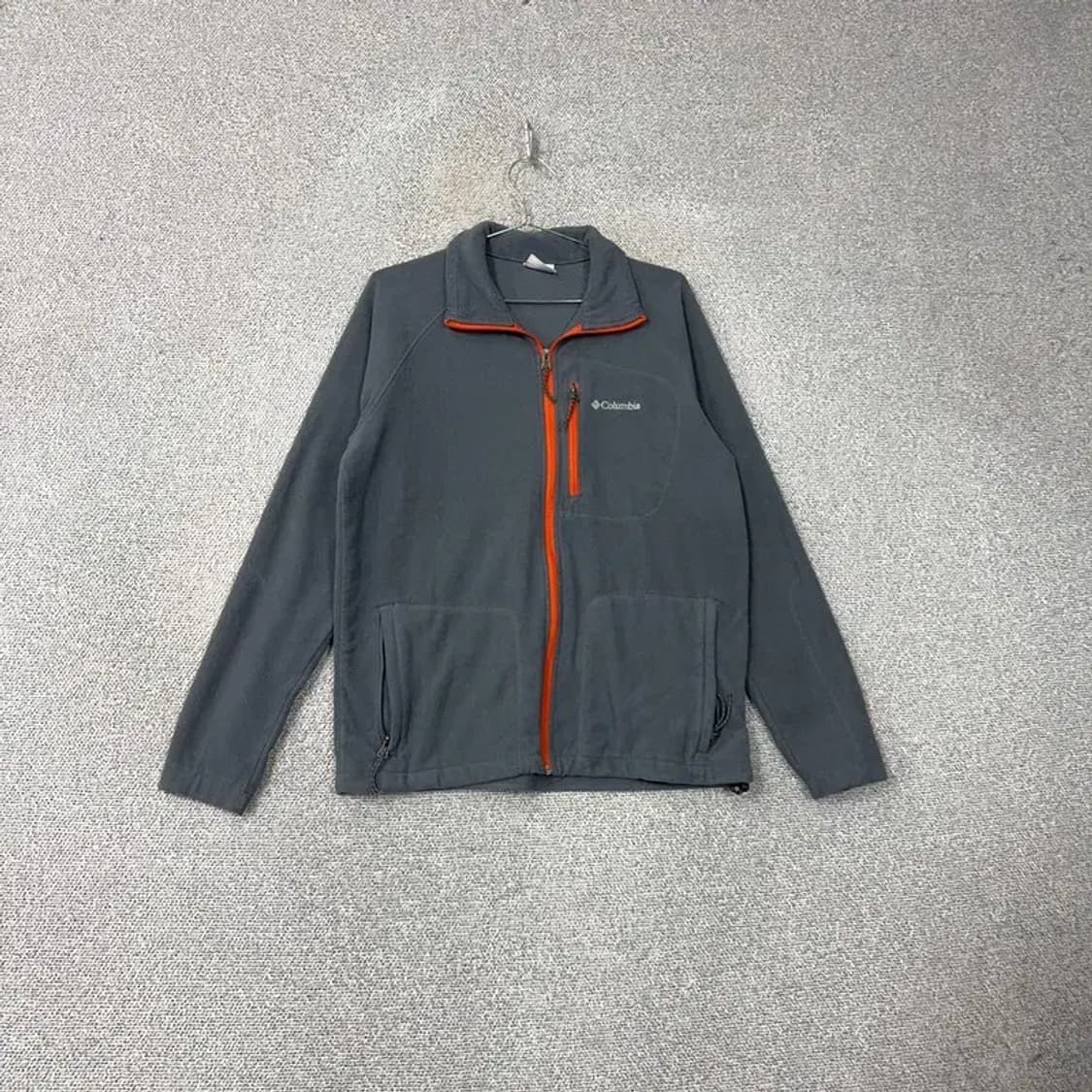 콜롬비아 로고 그레이 후리스 집업 M 상품이미지1