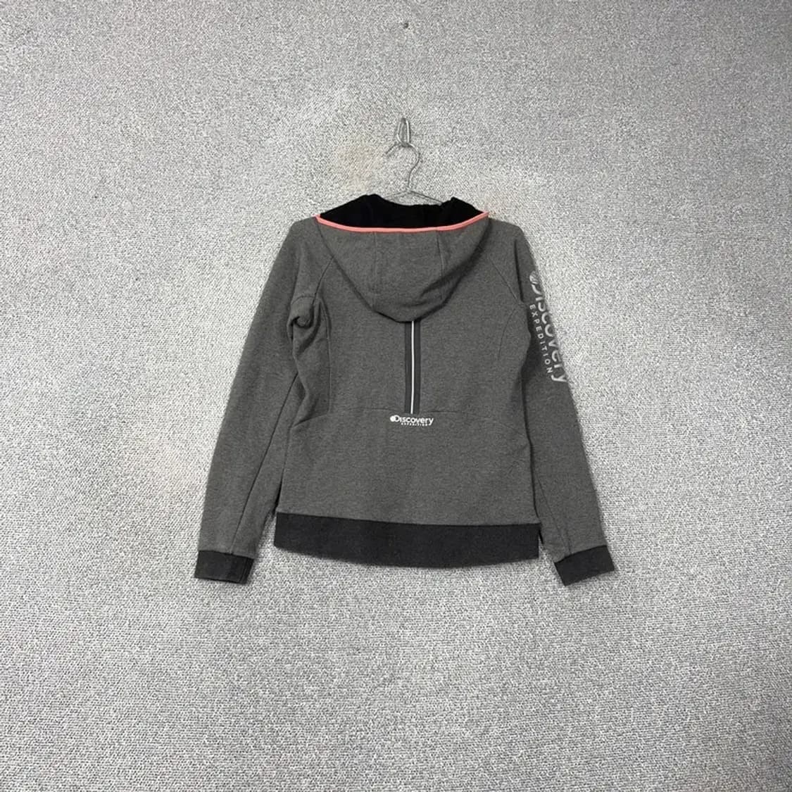 디스커버리 여성 기능성 그레이 후드집업 M 상품이미지2