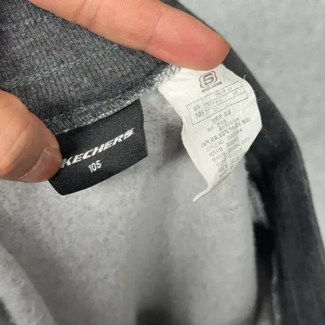 스케쳐스 그레이 남성 트레이닝 팬츠 105 상품이미지5