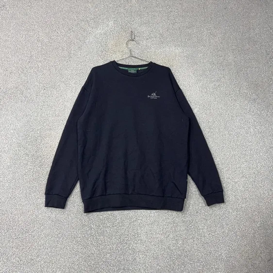 폴로 클럽 로고 네이비 남성 맨투맨 105 상품이미지1