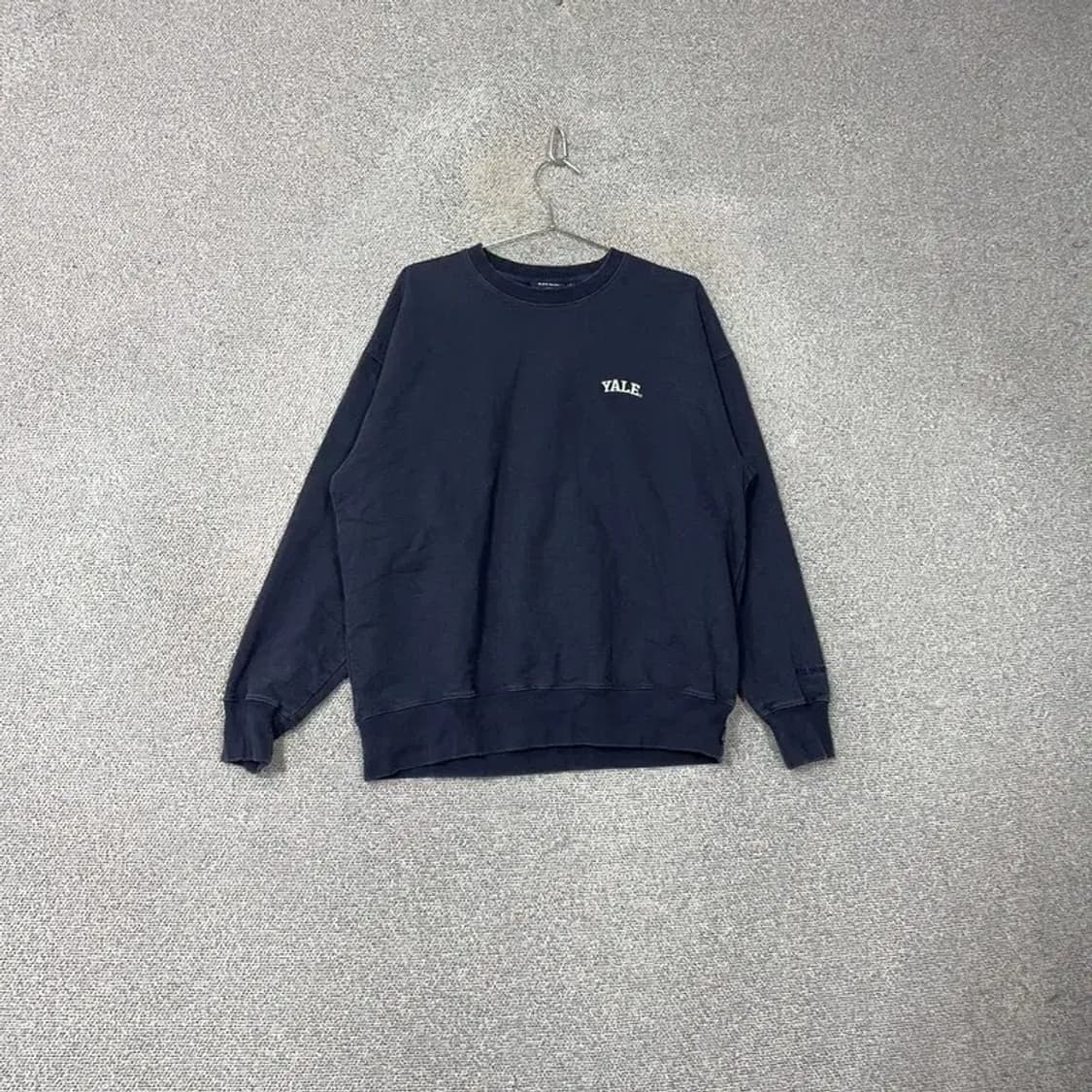 예일 스펠로고 캐주얼 네이비 맨투맨 L 상품이미지1