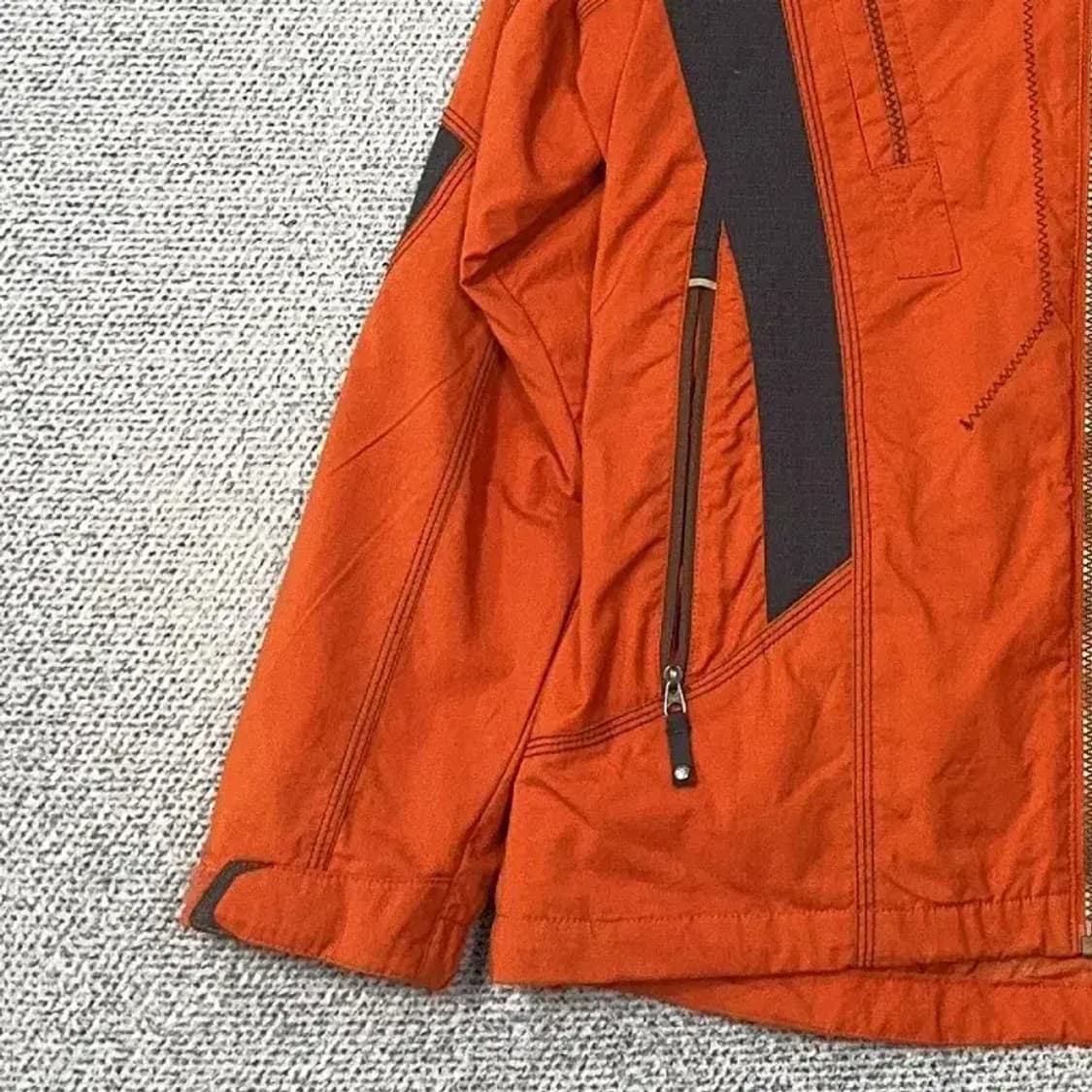 아이더 오렌지 로고 바람막이 자켓 M 상품이미지3