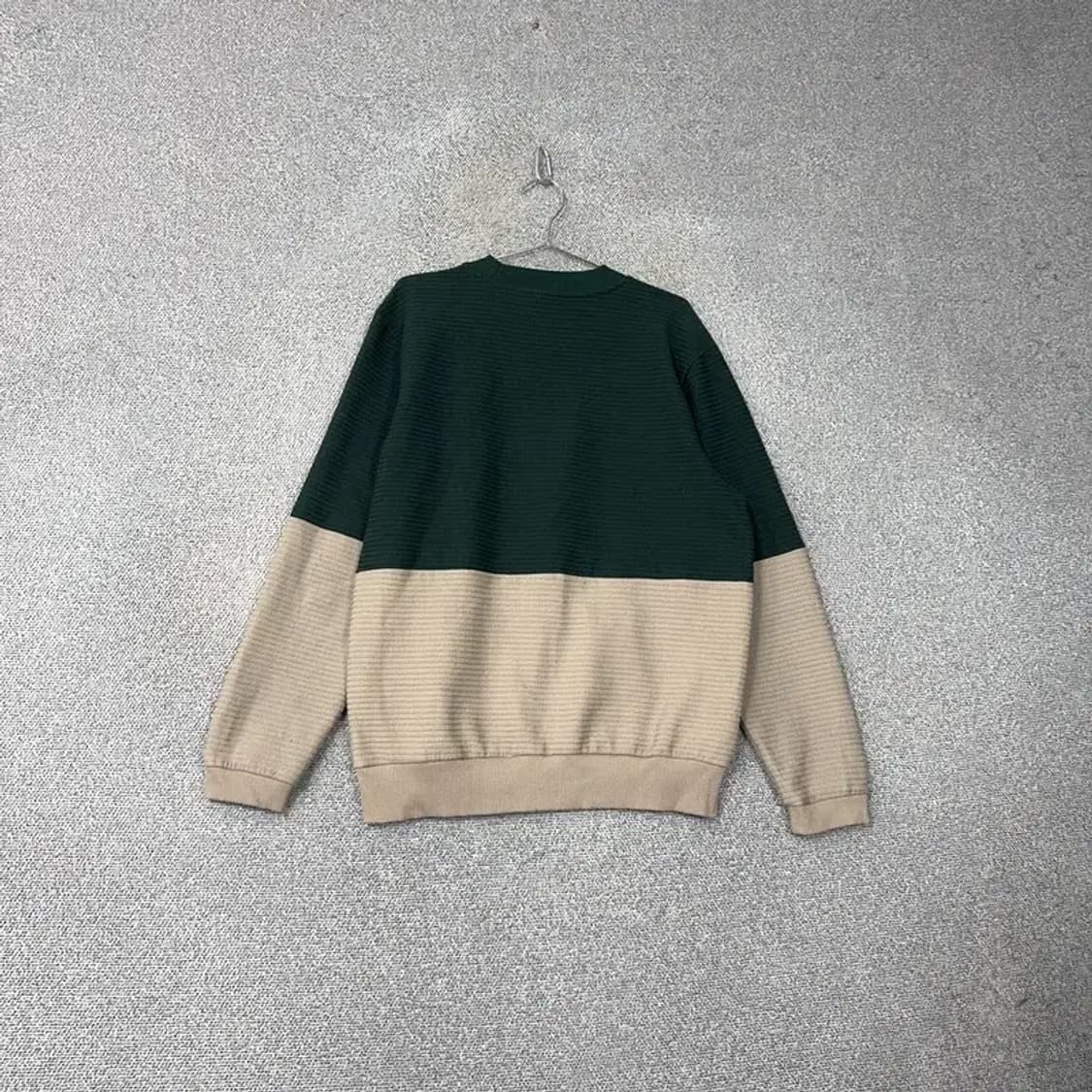 자라 캐주얼 투톤 폴리 남성 니트 맨투맨 M 상품이미지2