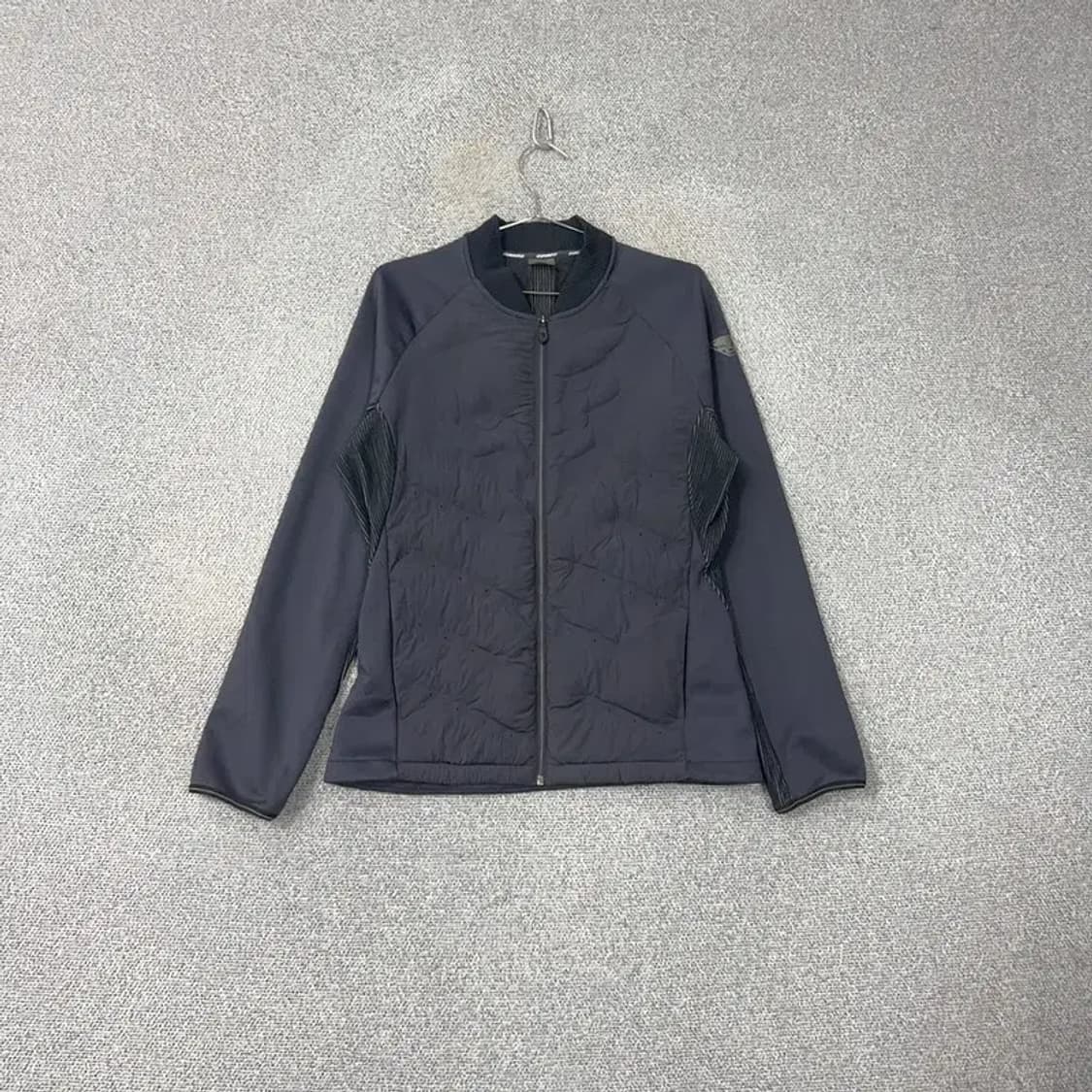 다이나핏 그레이 퀄팅 기능성 운동 집업 자켓 100 상품이미지1