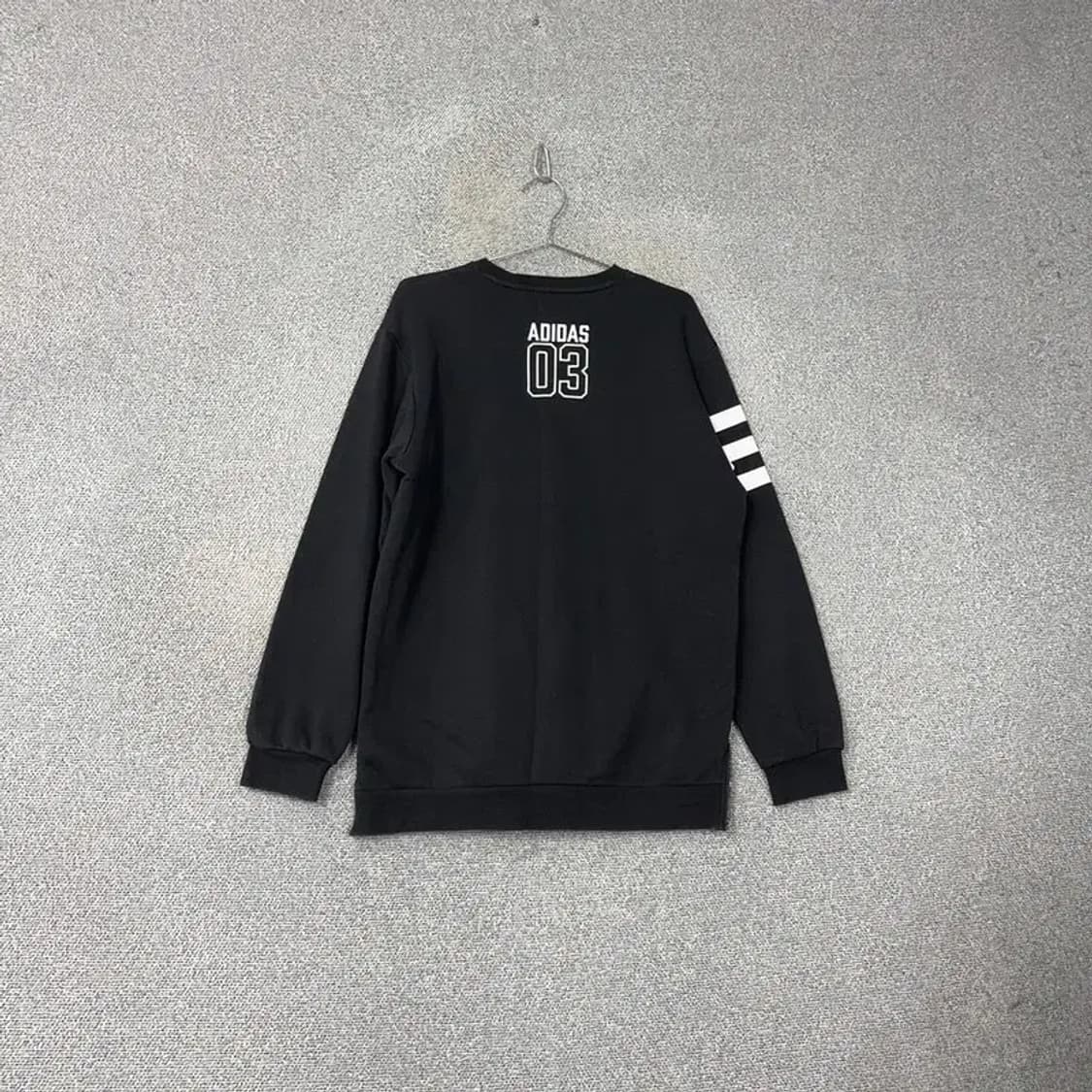 아디다스 빈티지 삼선 완장 빅로고 프린팅 오버핏 맨투맨 105 상품이미지2