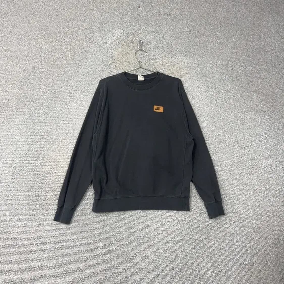 나이키 체크 백로고 빈티지 블랙 맨투맨 L 상품이미지2