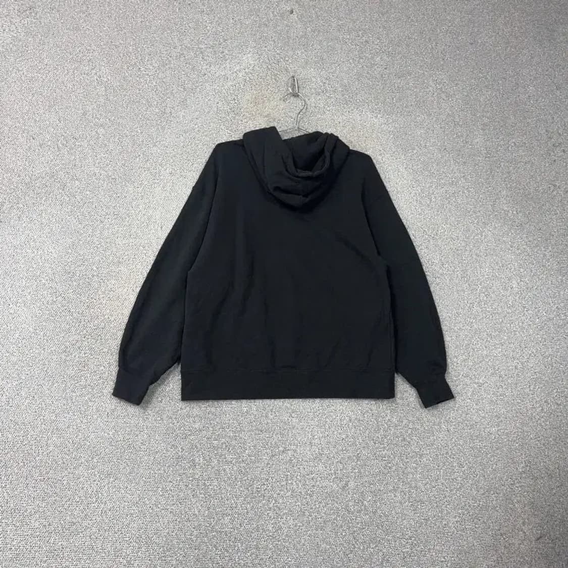 조던 박스 프린팅 로고 블랙 오버핏 후드티 M 상품이미지2