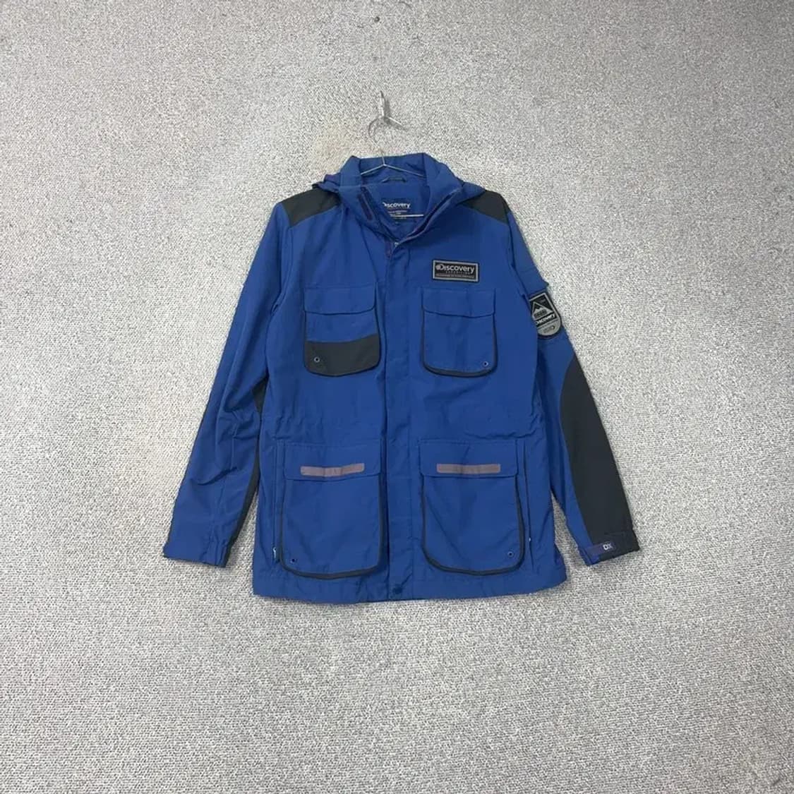 디스커버리 포켓 블루 바람막이 95 상품이미지1
