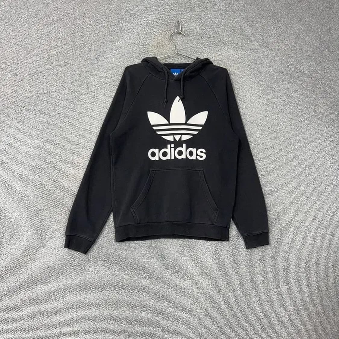 아디다스 빅로고 트레포일 블랙 후드티 105 상품이미지1