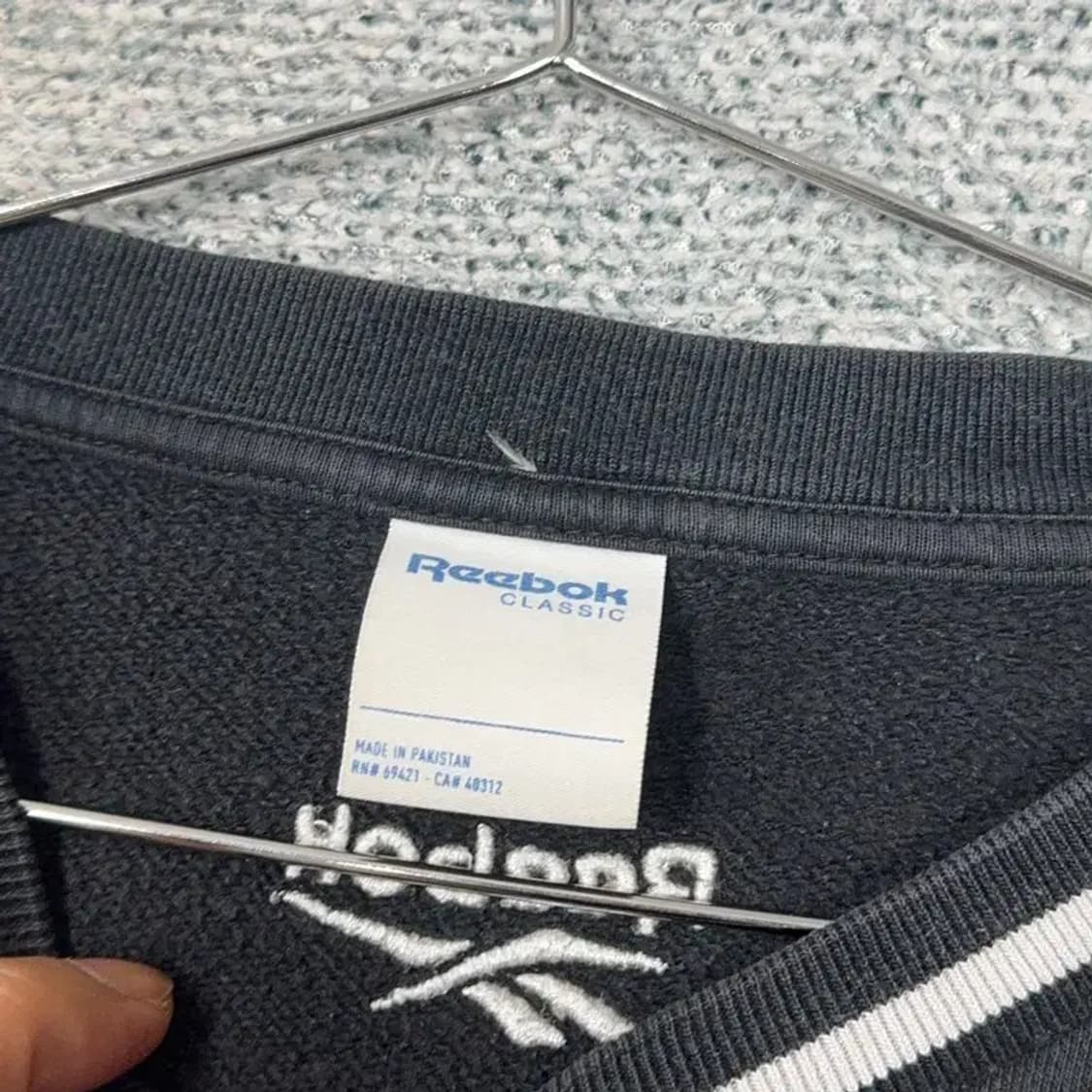 리복 빅로고 빈티지 맨투맨 XL 상품이미지3