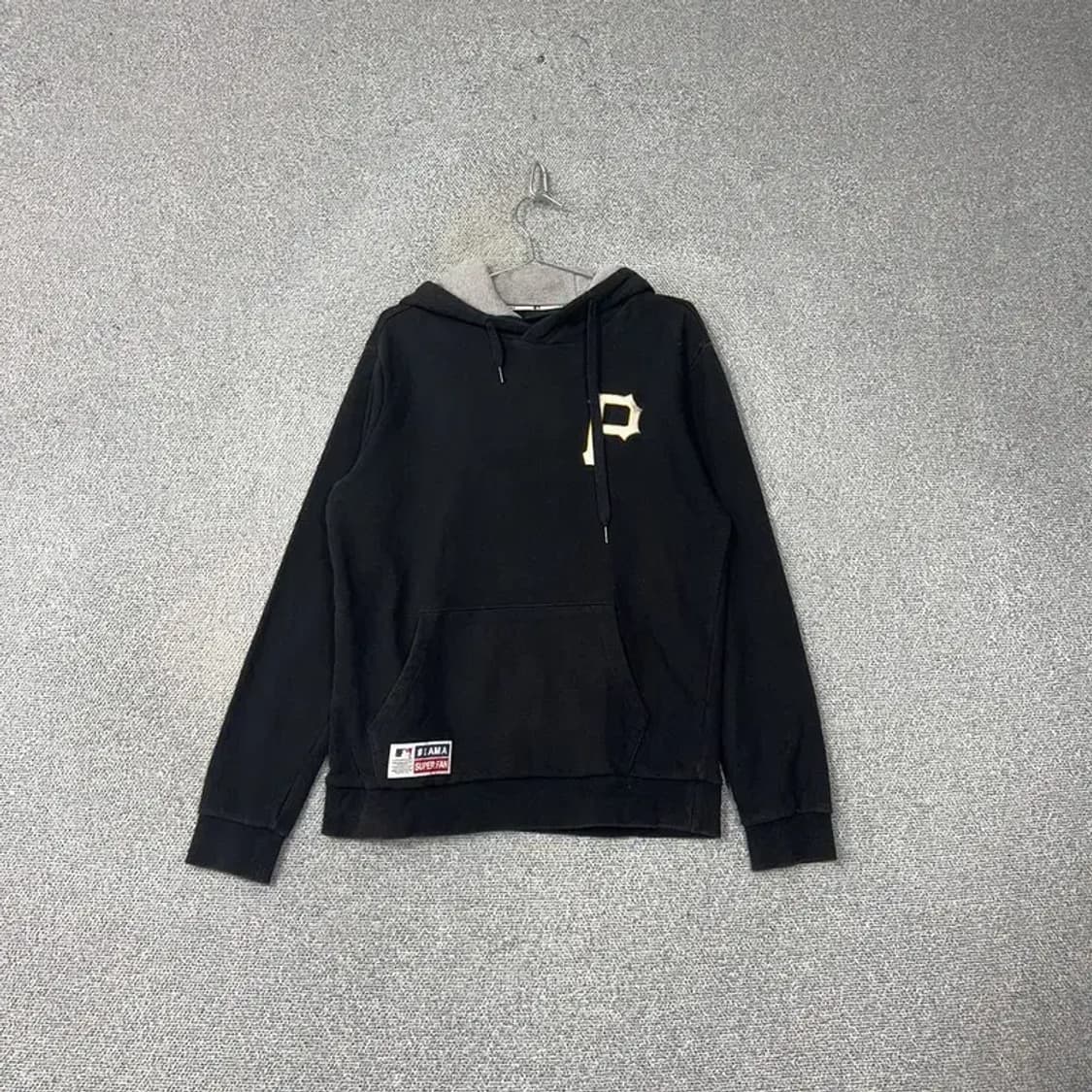 MLB 피츠버그 로고 블랙 오버핏 후드티 105 상품이미지1