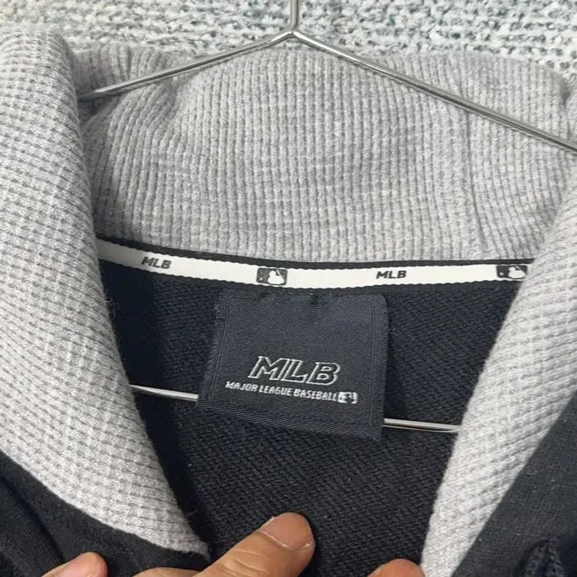 MLB 피츠버그 로고 블랙 오버핏 후드티 105 상품이미지3