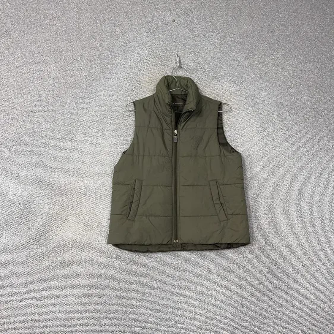 클럽모나코 카키 프린팅 로고 패딩 베스트 조끼 S 상품이미지1