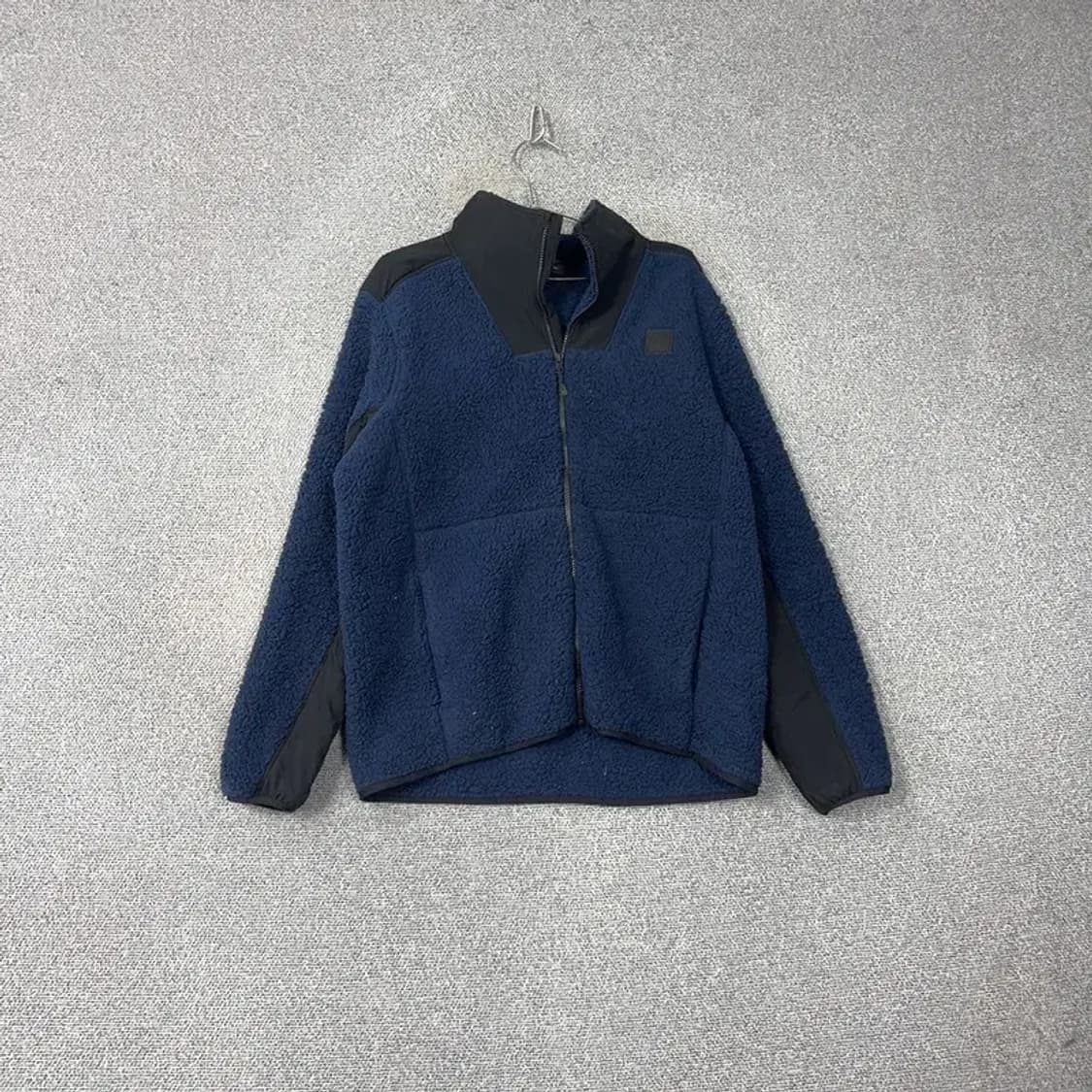 언더아머 네이비 로고 양털 후리스 집업 자켓 XL 상품이미지1