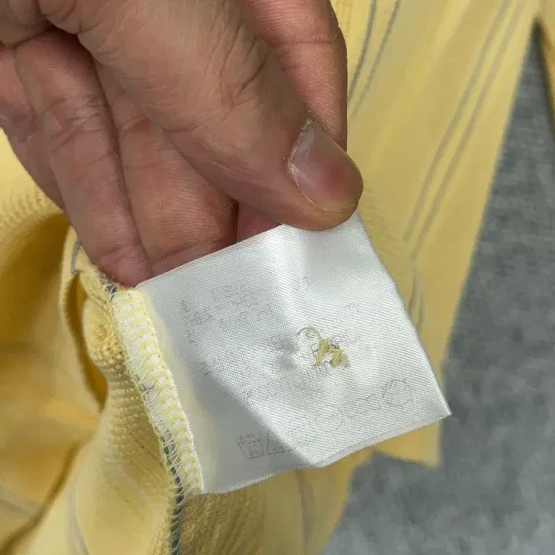 나이키 테니스 빈티지 옐로우 코튼 카라티 XL 상품이미지4