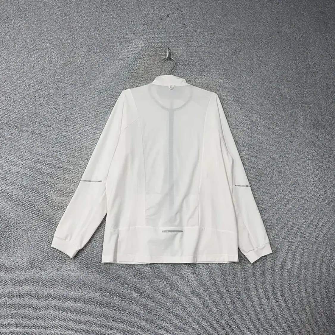 리복 로고 화이트 기능성 집업 저지 2XL 상품이미지2