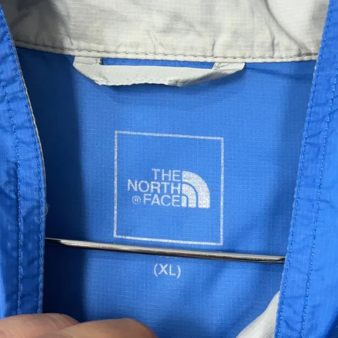 노스페이스 블루 투톤 바람막이 윈드자켓 XL 상품이미지3