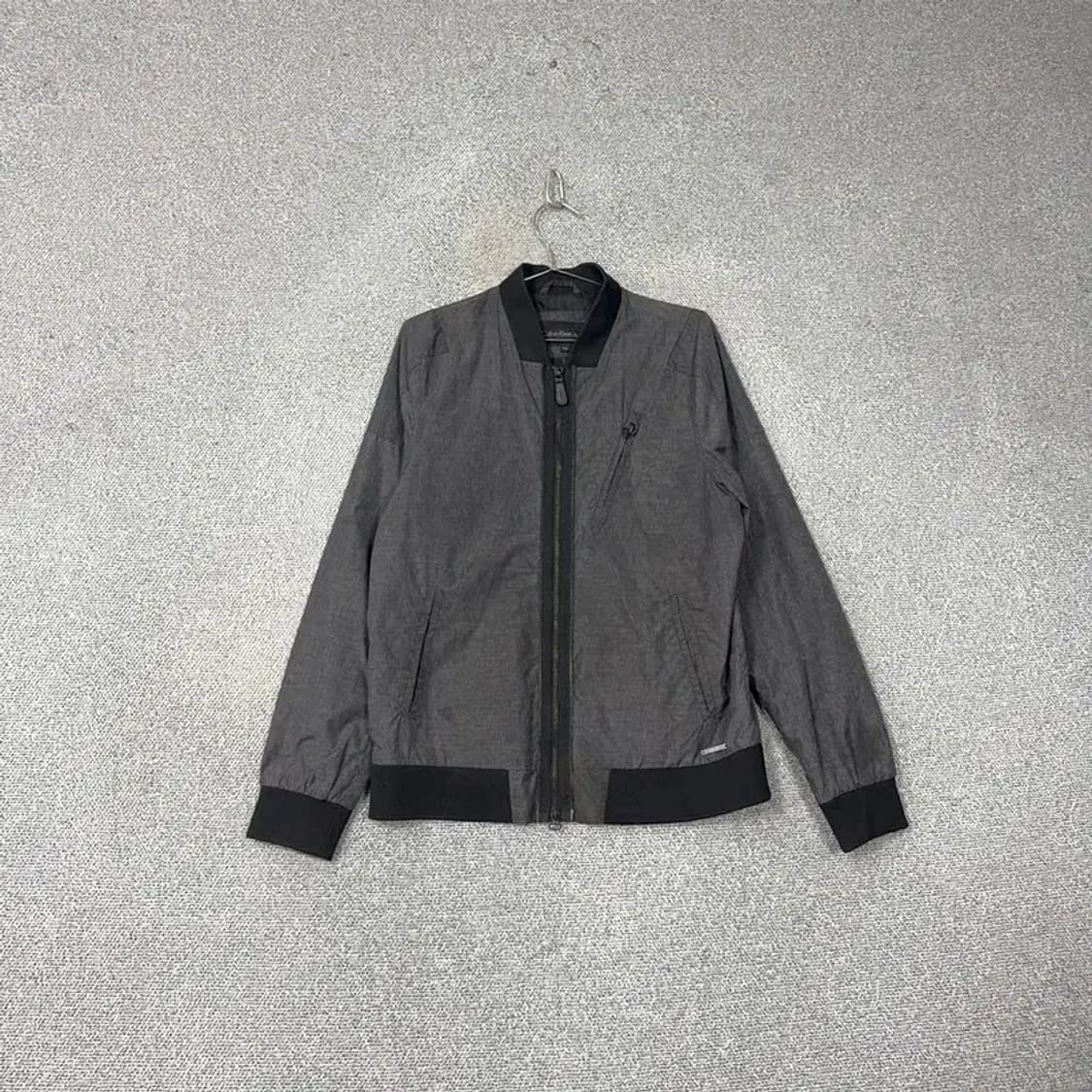 캘빈클라인 남성 그레이 단가라 로고 기능성 자켓 M 상품이미지1