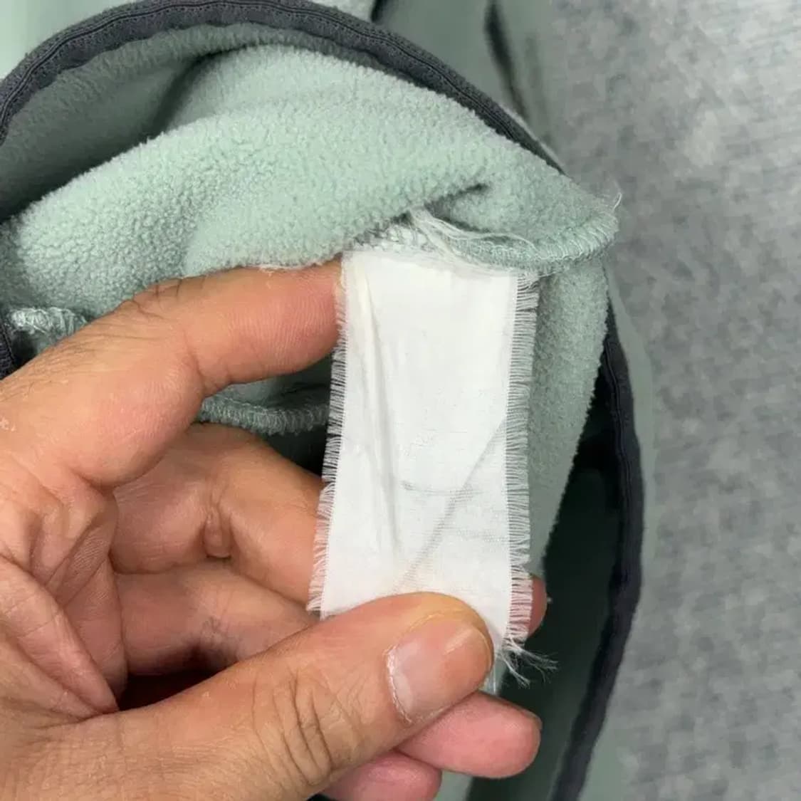 코오롱 로고 민트 캐주얼 후리스 집업 M 상품이미지3