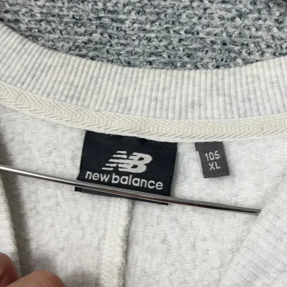 뉴발란스 프린팅 로고 빈티지 오버핏 스웻셔츠 맨투맨 XL 상품이미지3