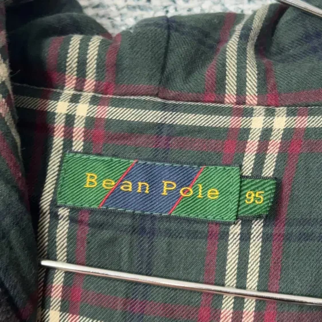 빈폴 로고 딥그레이 빈티지 후리스 후드집업 95 상품이미지3