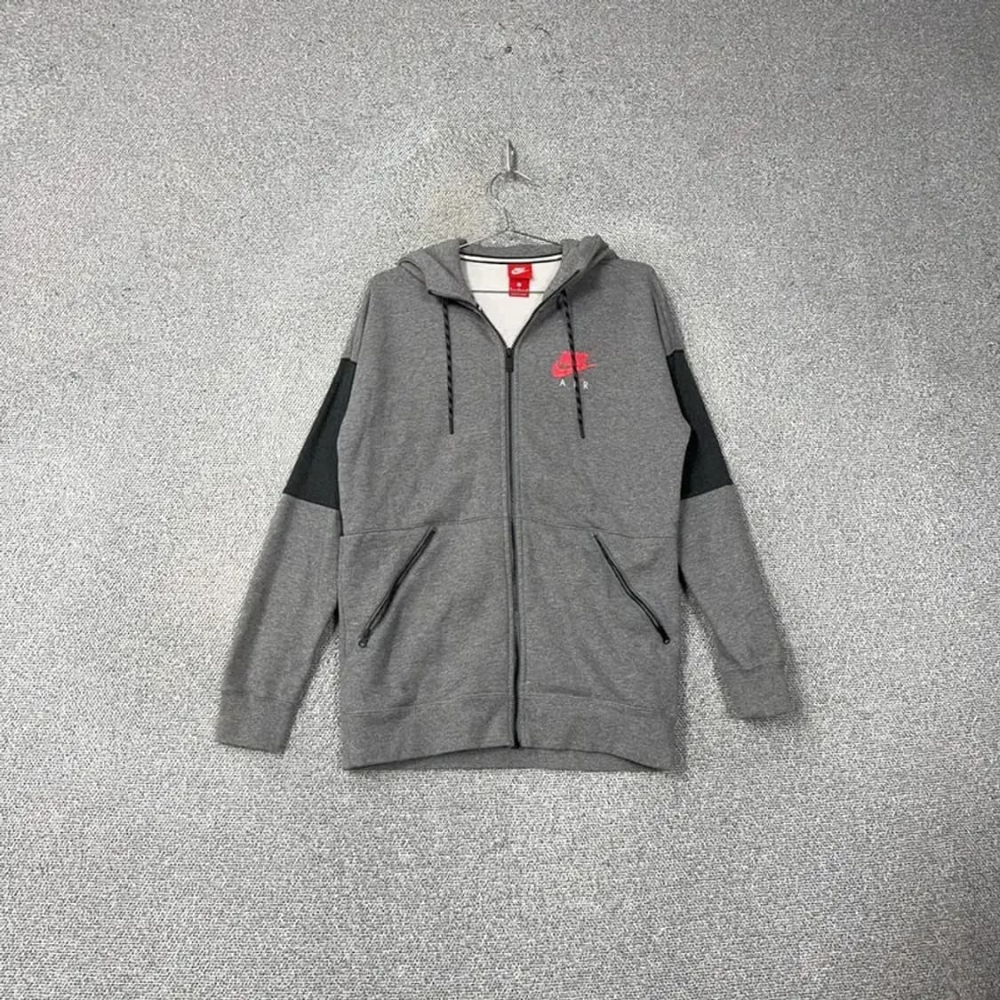 나이키 에어 그레이 로고 후드집업 M 상품이미지1