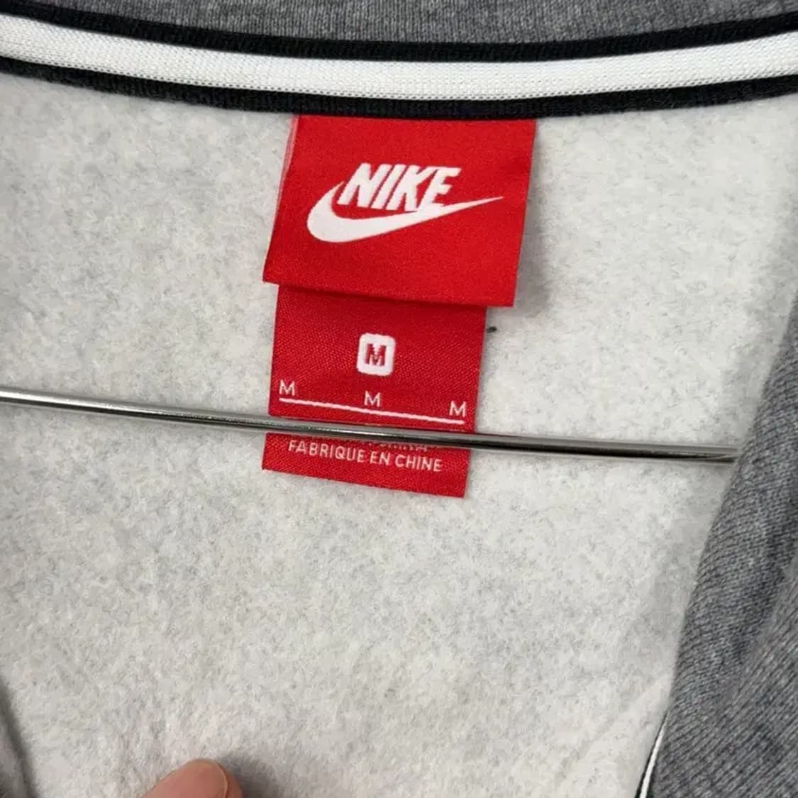 나이키 에어 그레이 로고 후드집업 M 상품이미지3