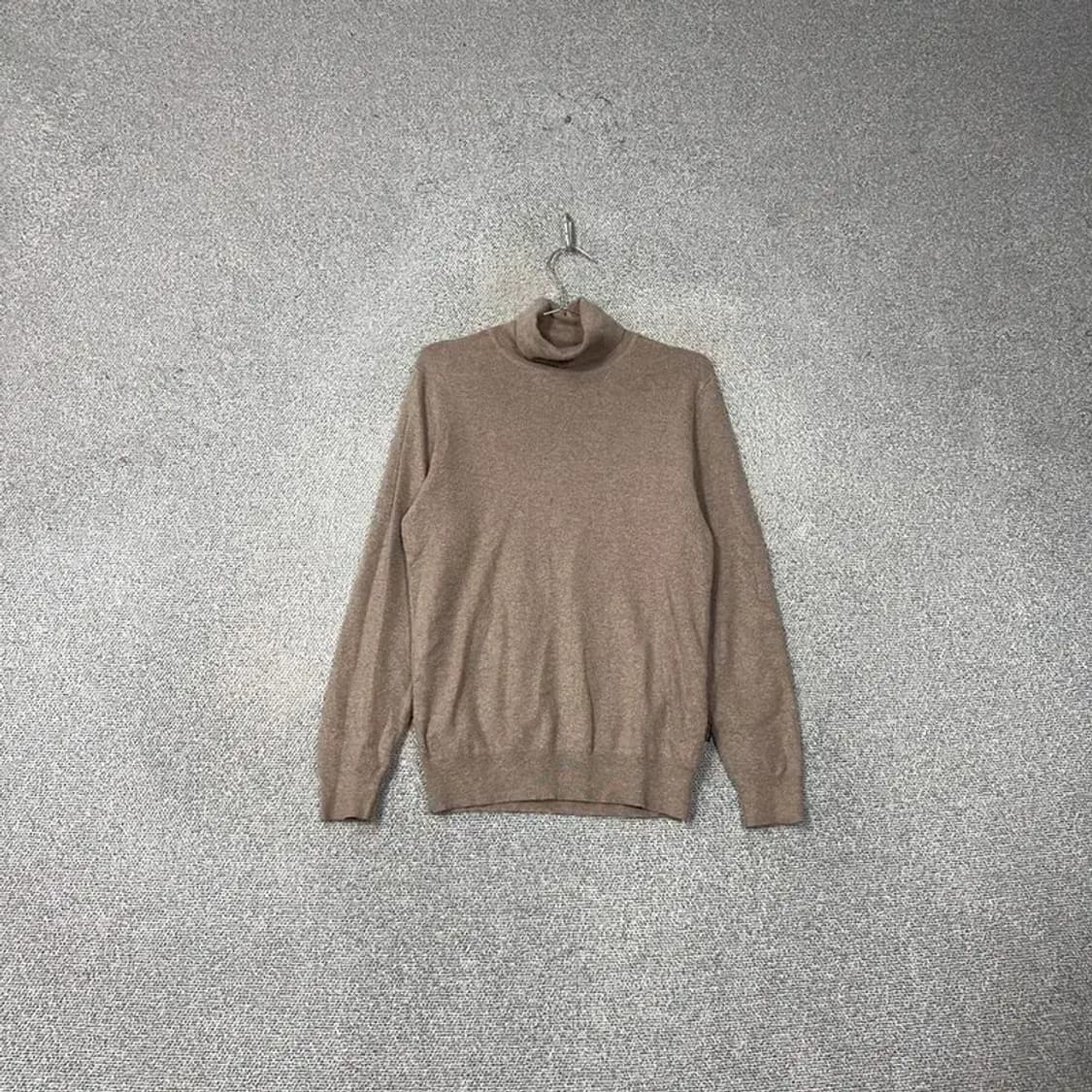 알마니 익스체인지 모헤어 베이지 캐주얼 목폴라 니트 M 상품이미지1