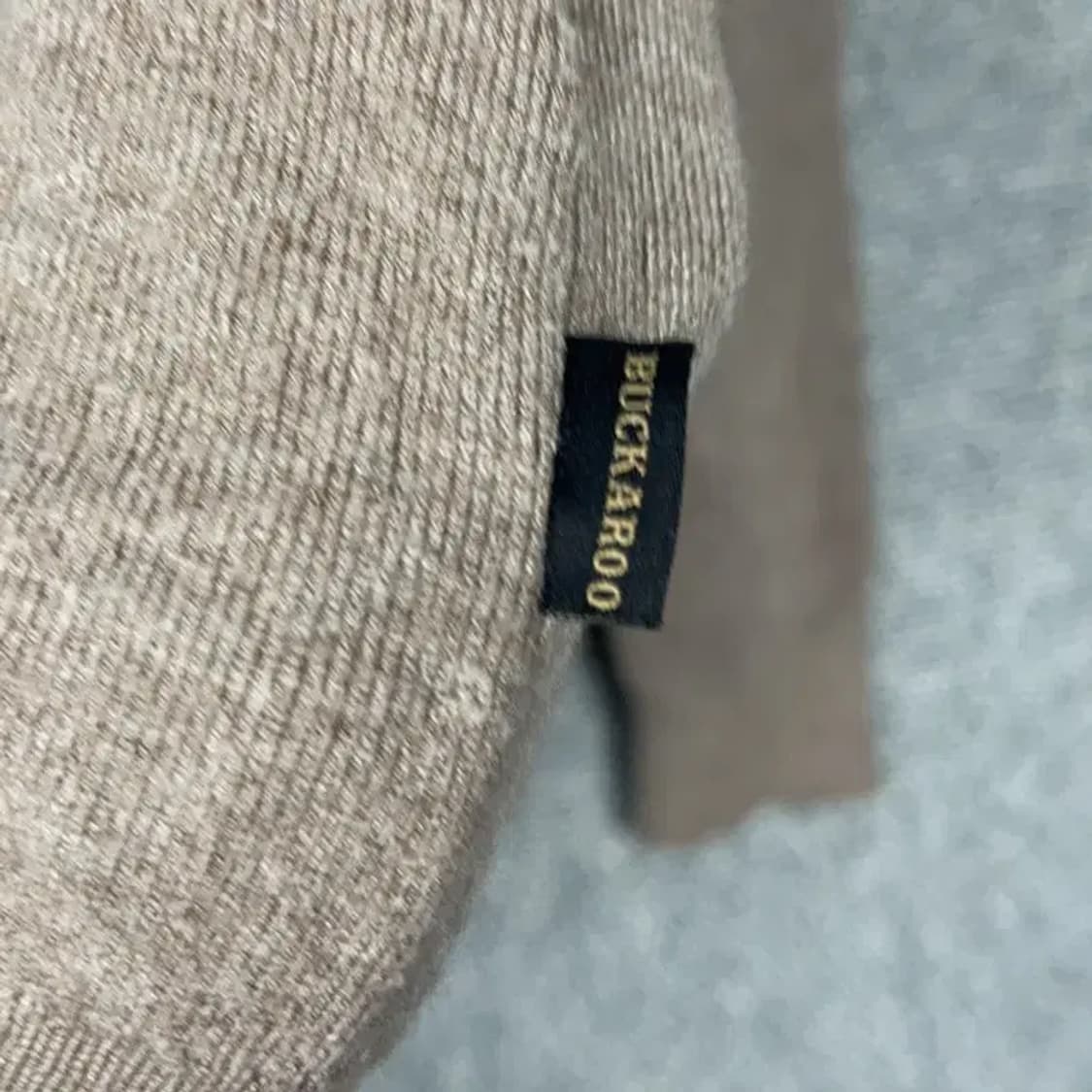 알마니 익스체인지 모헤어 베이지 캐주얼 목폴라 니트 M 상품이미지3