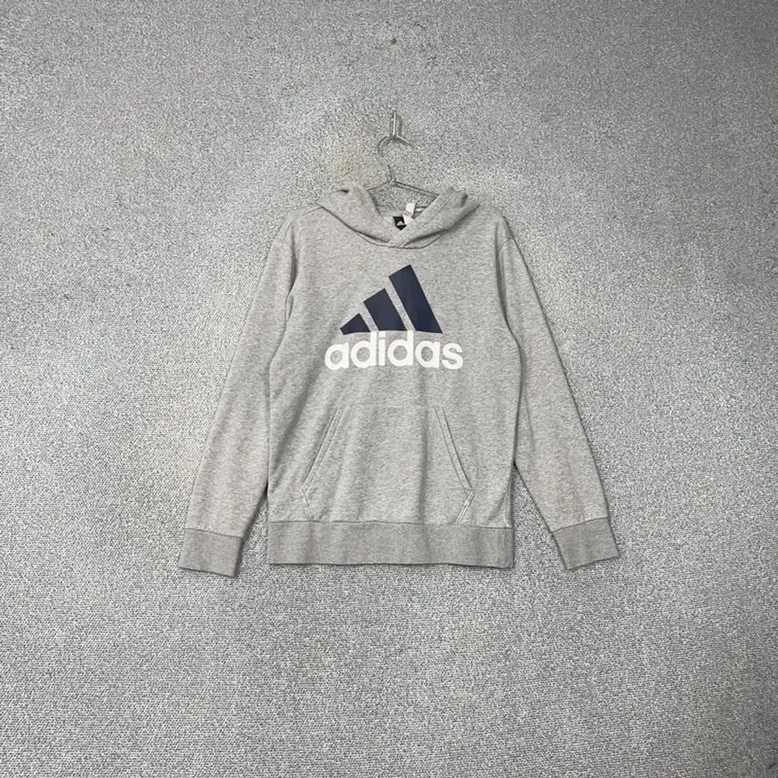 아디다스 오리지날 빅로고 그레이 후드티 100 상품이미지1