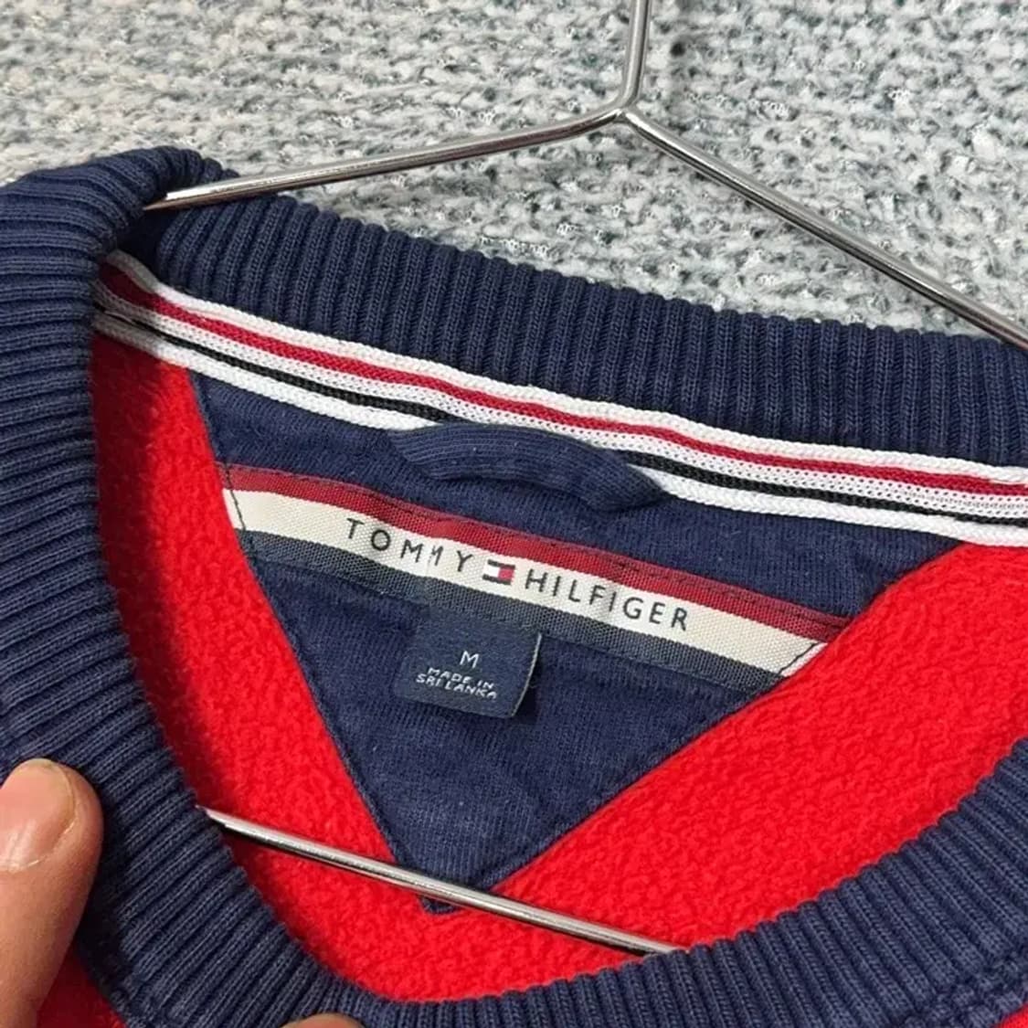 타미힐피거 멀티컬러 캐주얼 맨투맨 M 상품이미지3