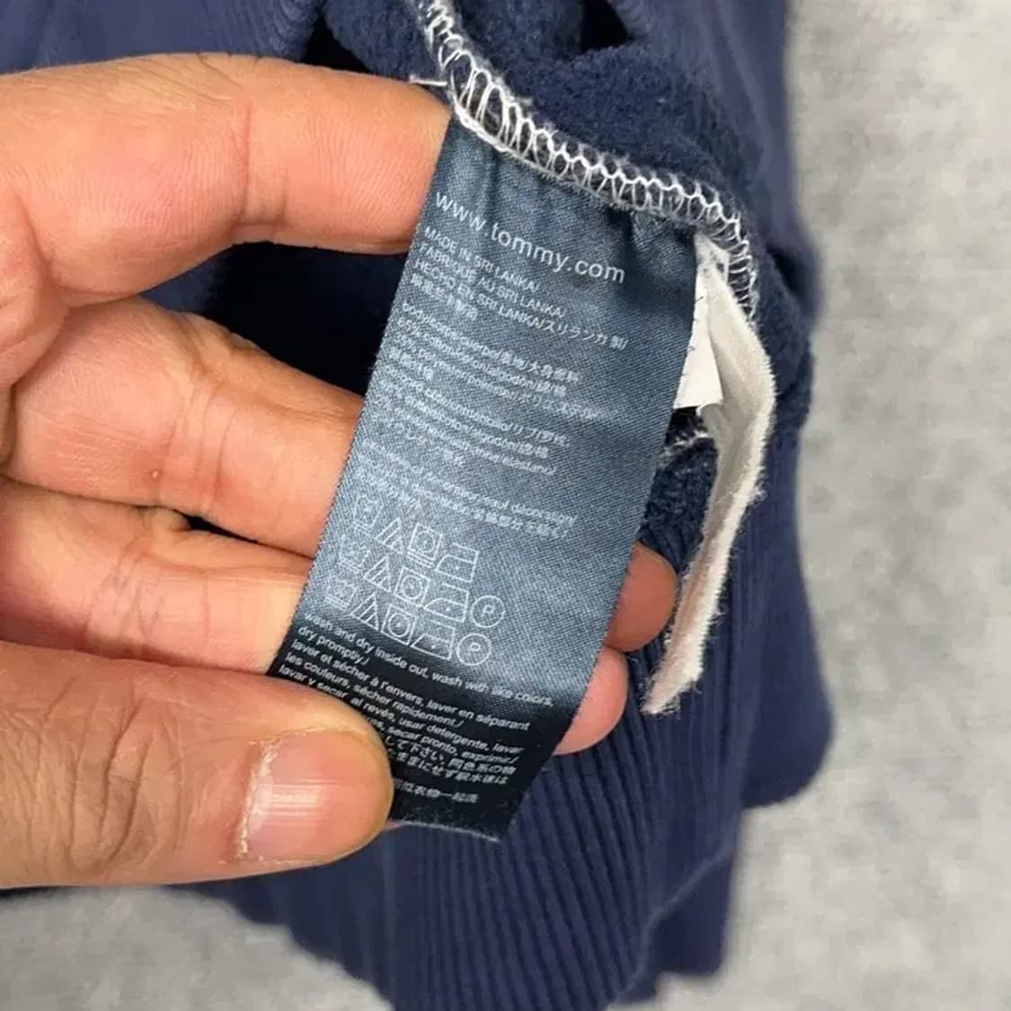 타미힐피거 멀티컬러 캐주얼 맨투맨 M 상품이미지4