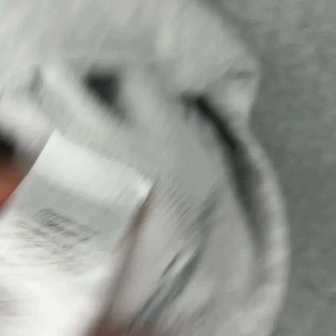 아디다스 센터 로고 그레이 오버핏 맨투맨 M 상품이미지3