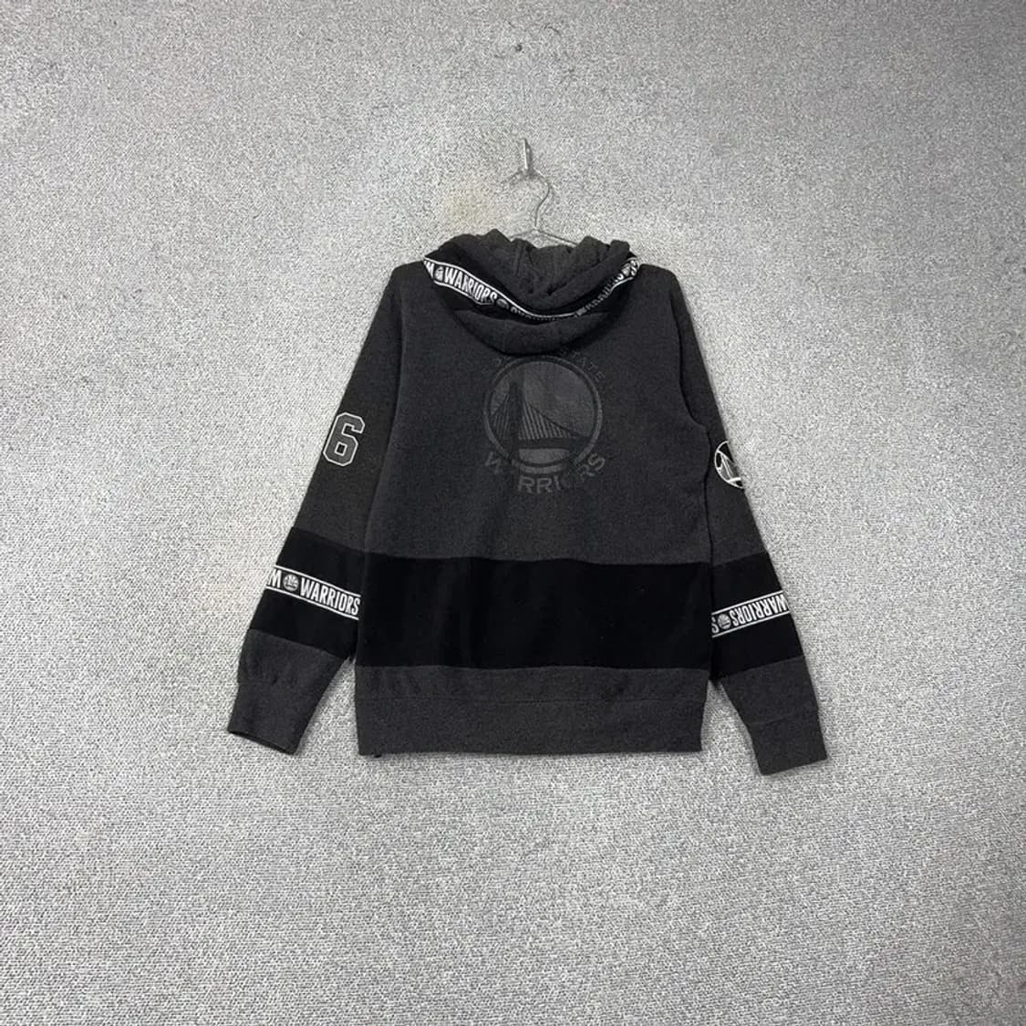 NBA 골든 스테이트 블랙 후드티 M 상품이미지2