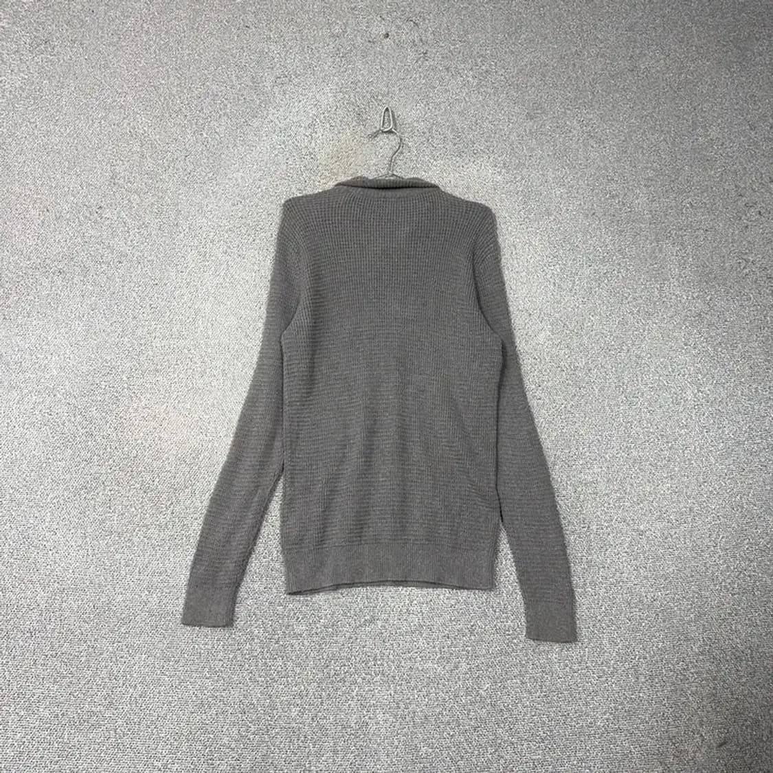 갭 버튼 그레이 캐주얼 코튼 카라 니트 M 상품이미지2