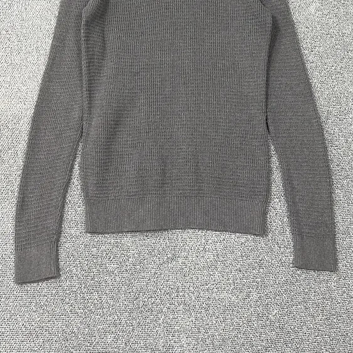 갭 버튼 그레이 캐주얼 코튼 카라 니트 M 상품이미지4