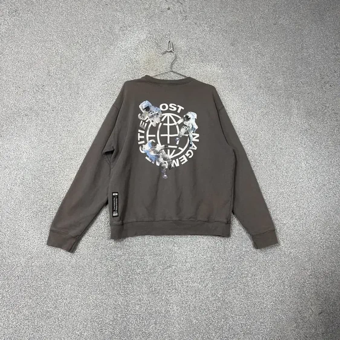 LMC 빈티지 프린팅 그레이 오버핏 맨투맨 L 상품이미지2