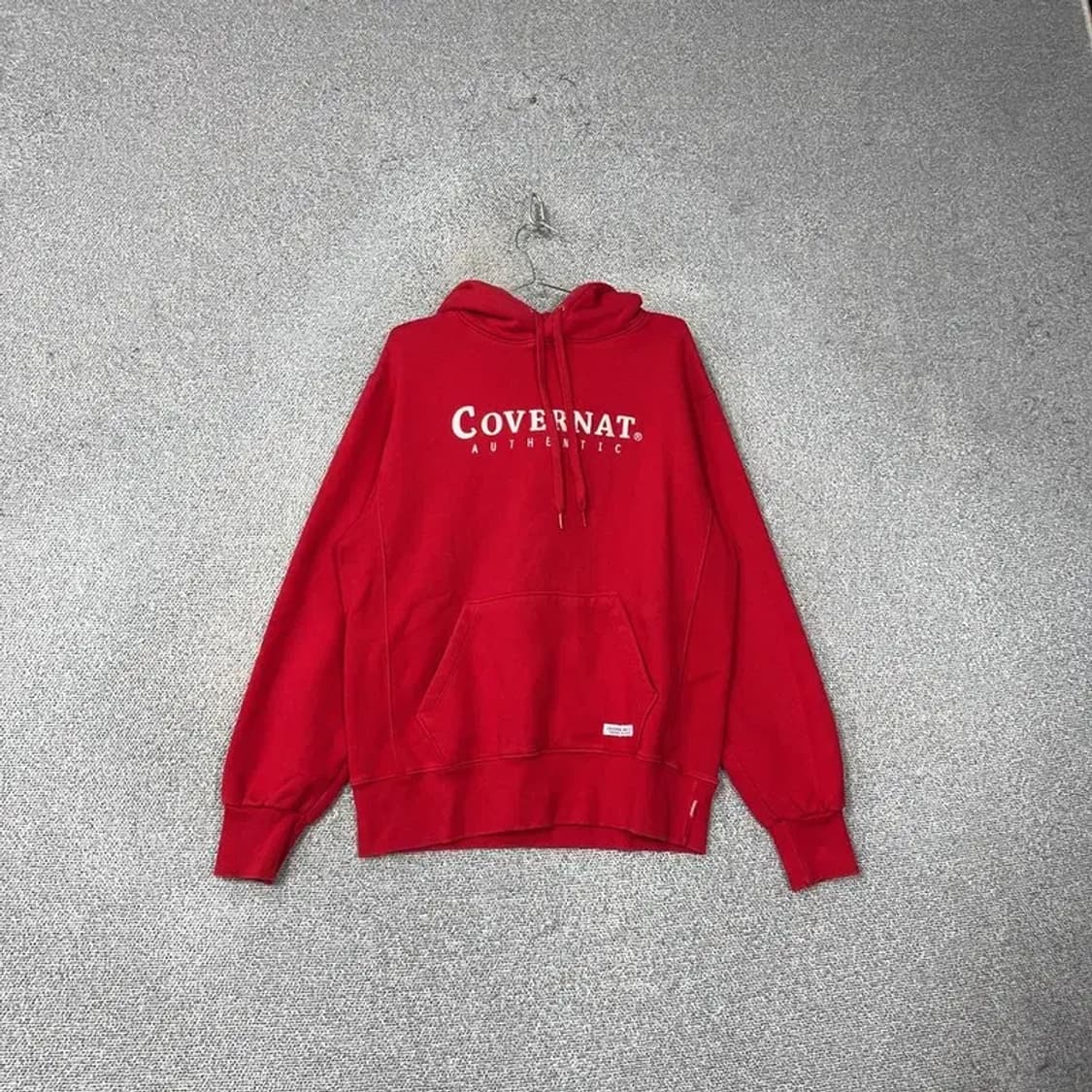 커버낫 프린팅 로고 오버핏 스웻 후드티 L 상품이미지1