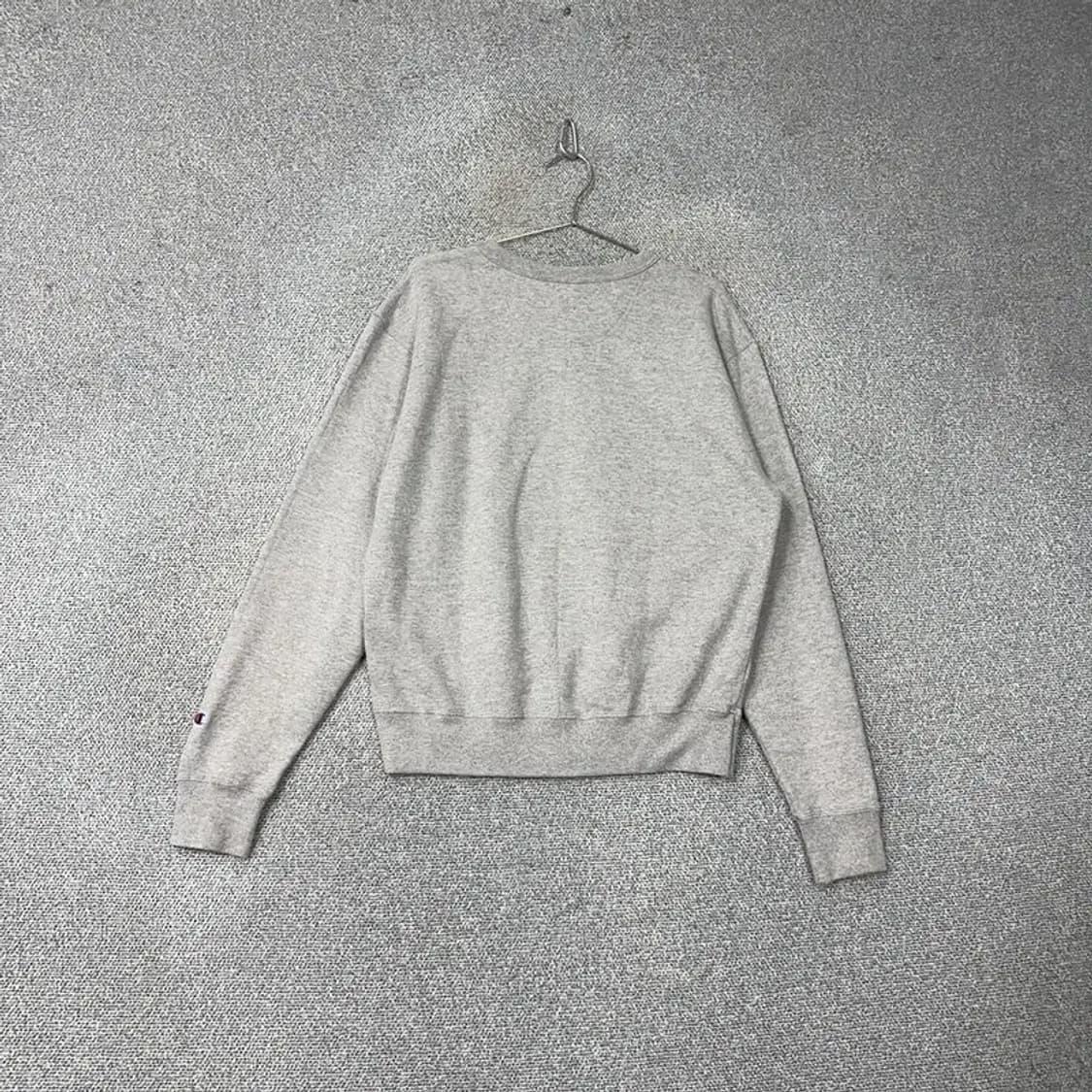 챔피온 프린팅 로고 그레이 맨투맨 XL 상품이미지2