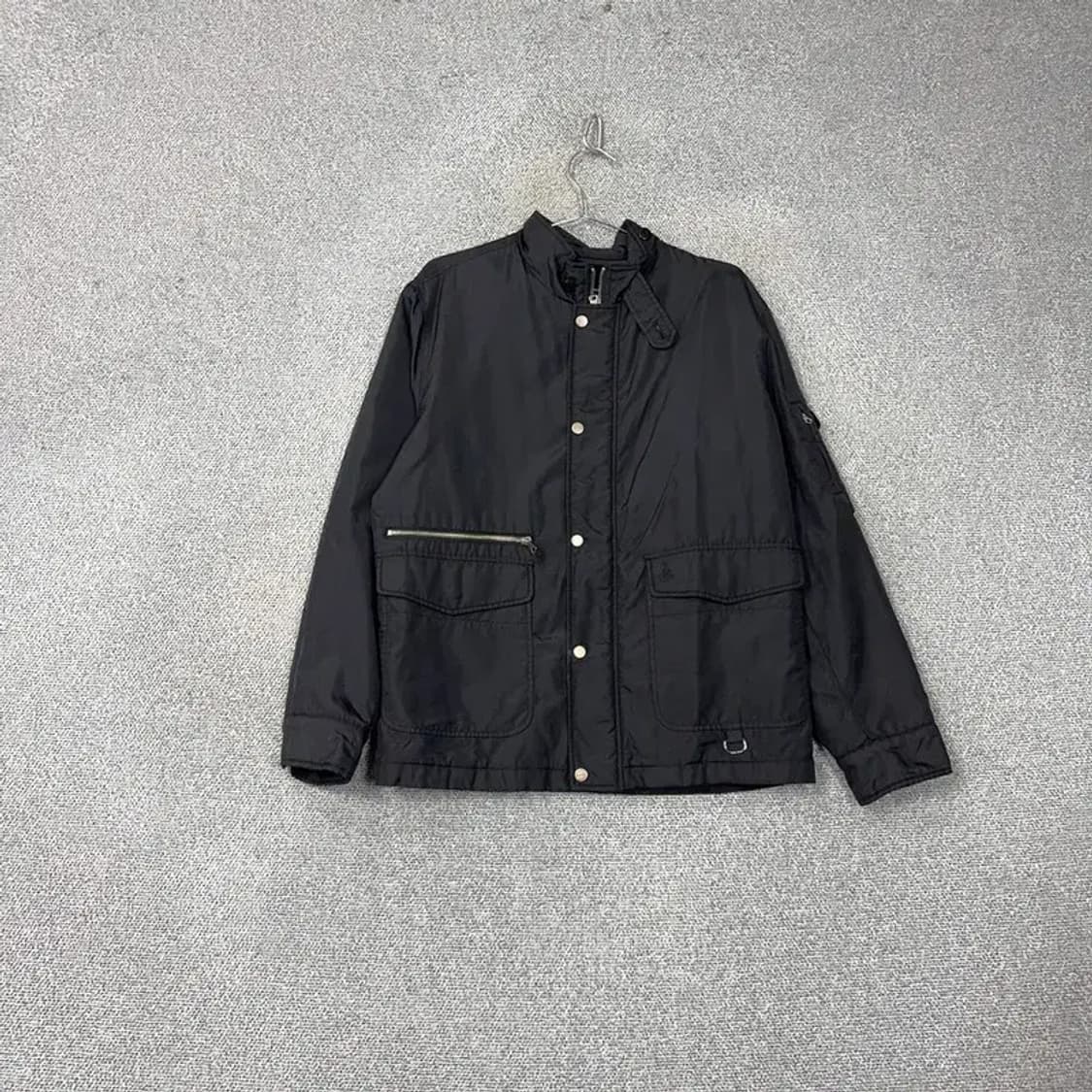 빈폴 로고 캐주얼 올블랙 워크 퀄팅 점퍼 자켓 100 상품이미지1