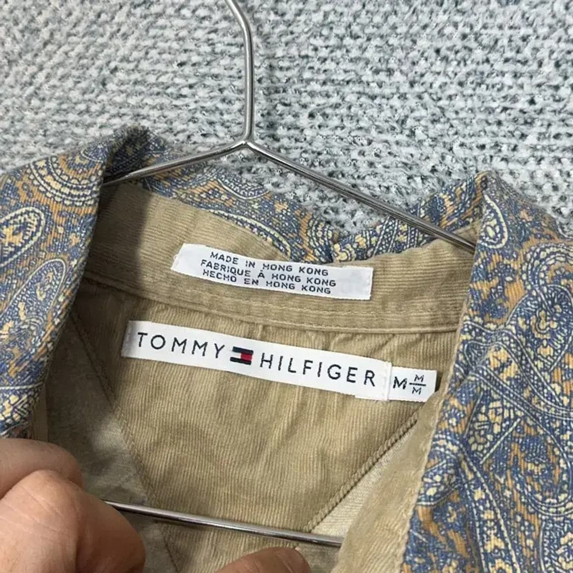 타미힐피거 여성 패던 셔츠 M 상품이미지3