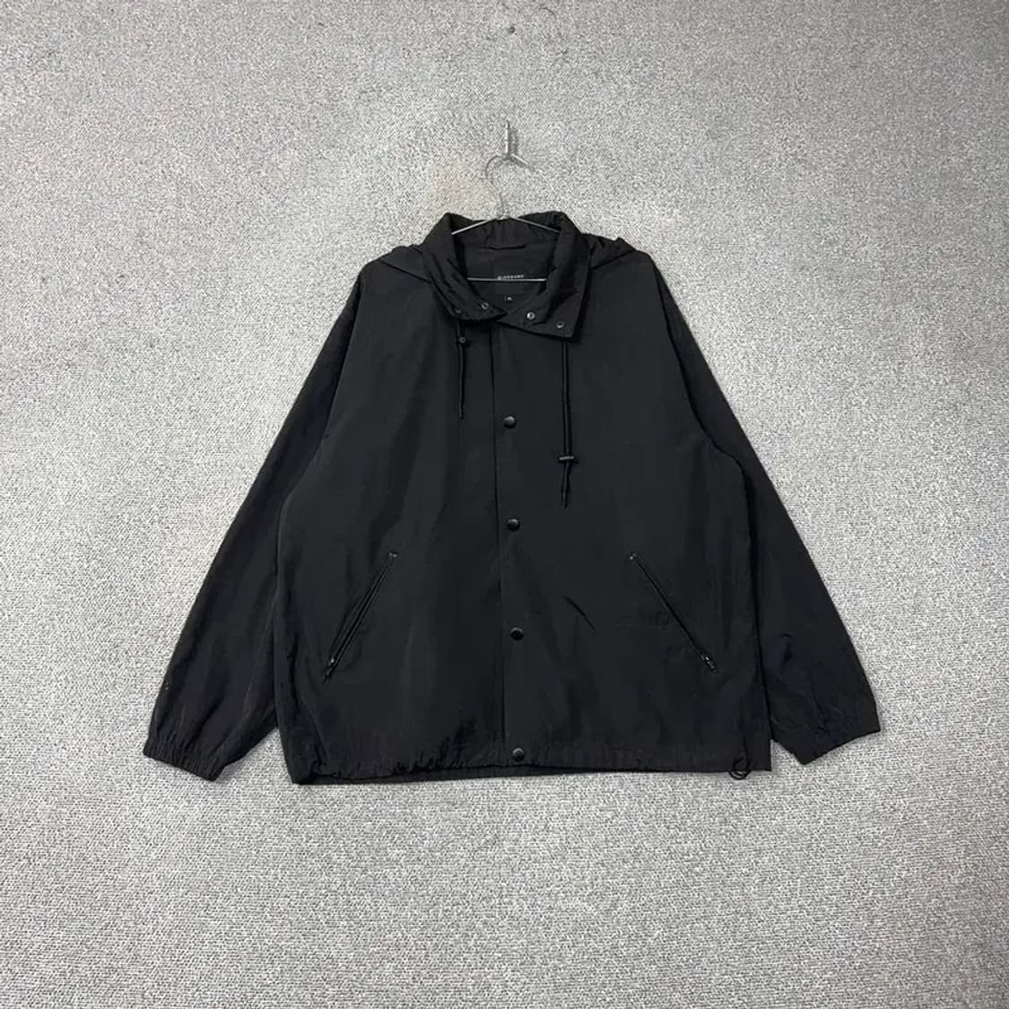 지오다노 남성 블랙 바람막이 자켓 XL 상품이미지1